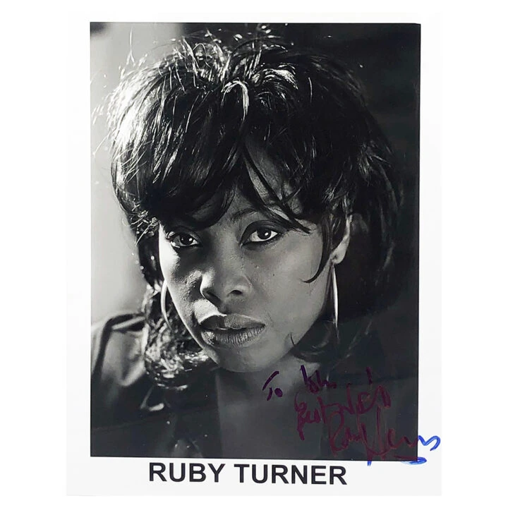 Signed Ruby Turner Photo - Dedicated to John