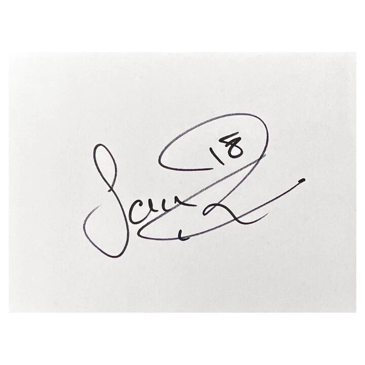 Signed Sam Ricketts White Card - Bolton Wanderers Autograph