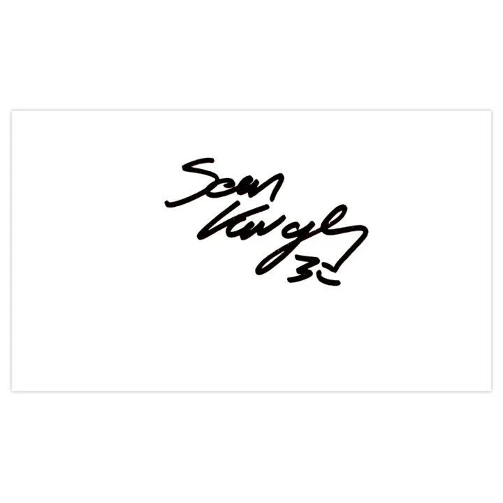 Signed Sean Kavanagh White Card - Fulham Autograph