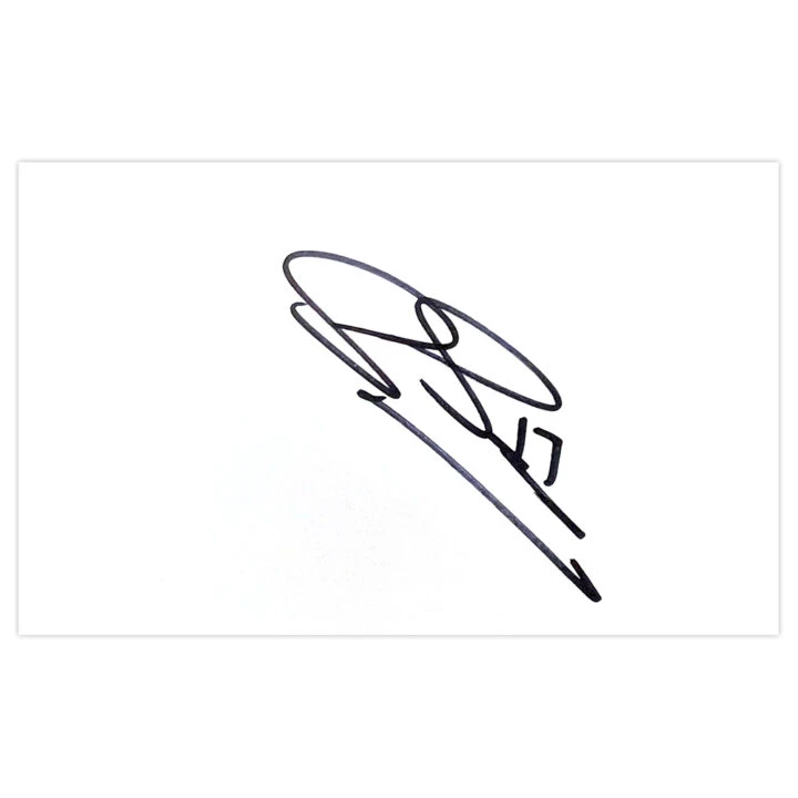 Signed Shane Ferguson White Card - Millwall Autograph
