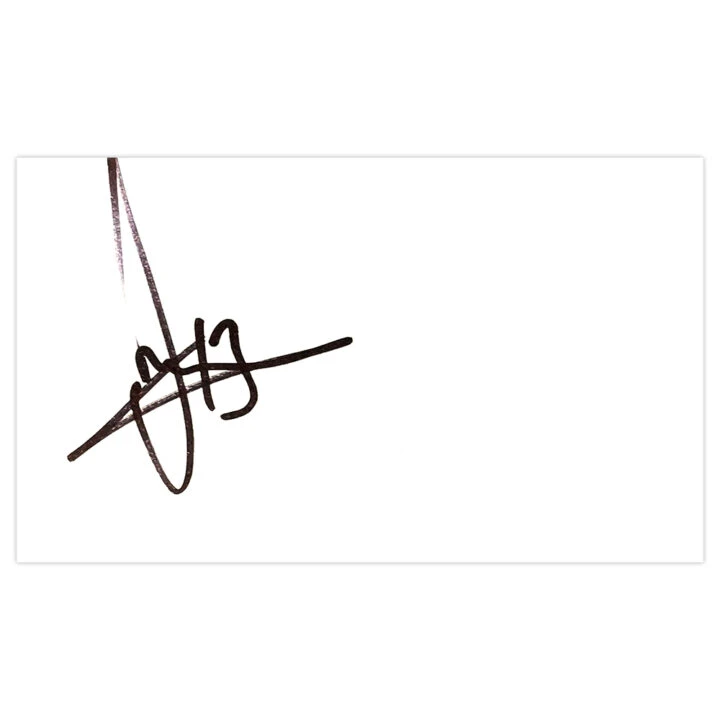 Signed Simon Eastwood White Card - Oxford United Autograph