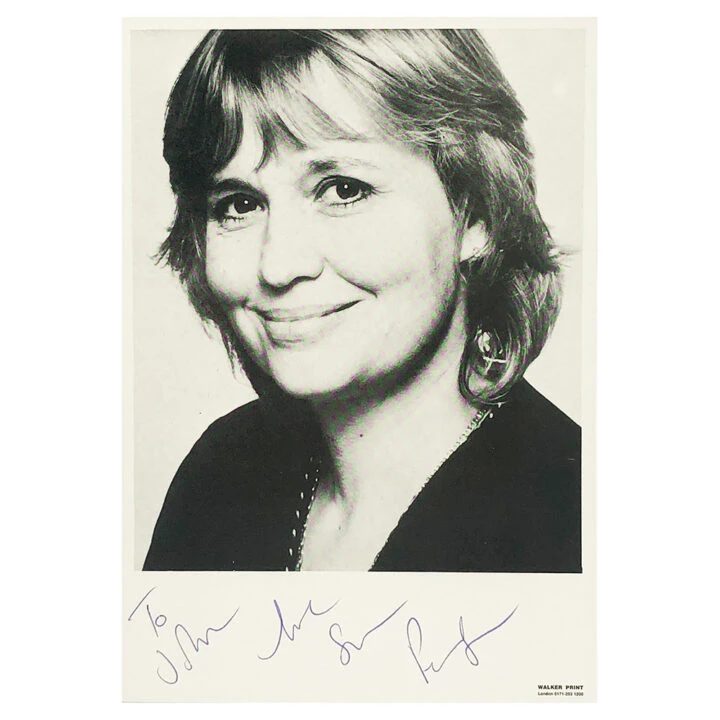 Signed Susan Penhaligon Photo Autograph - Dedicated to John