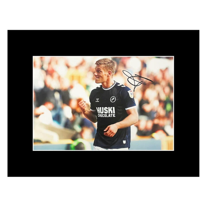 Zian Flemming Autograph Photo Display - Millwall Icon