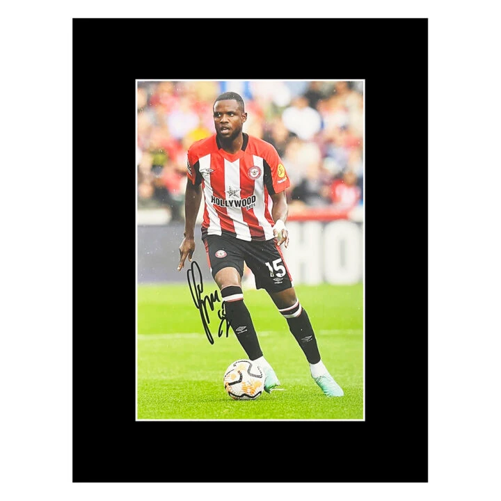 Autograph Frank Onyeka Photo Display 16x12 - Brentford FC Icon