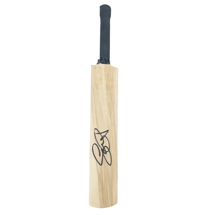 Sam Curran Signed Mini Bat - England Cricket Autograph