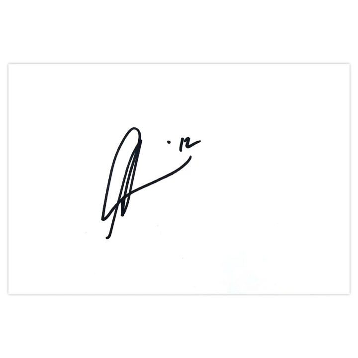 Signed Alex Cisak White Card - Leyton Orient Autograph