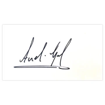 Signed Autograph VAN DER WIEL Gregory (PSG) 