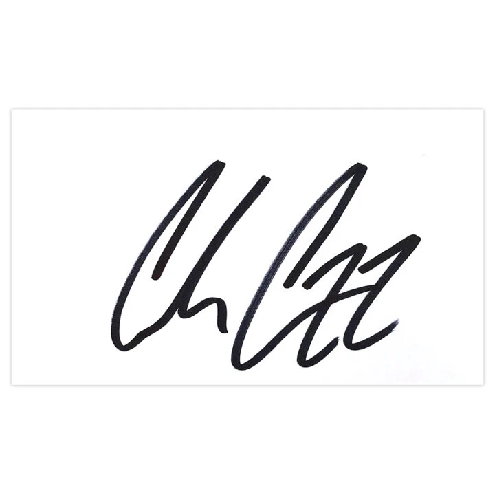 Signed Cody Cropper White Card - Southampton Autograph
