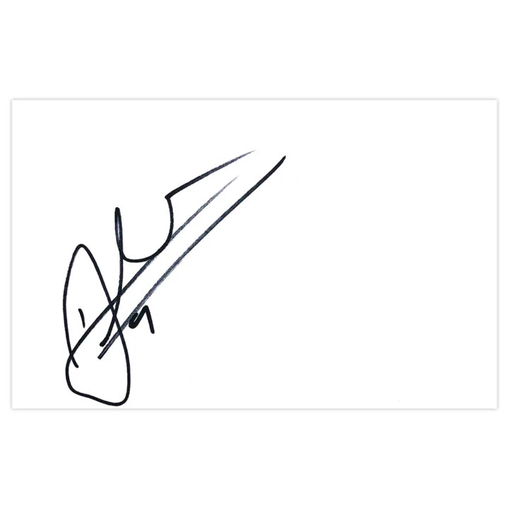 Signed Darren Ambrose White Card - Crystal Palace Autograph