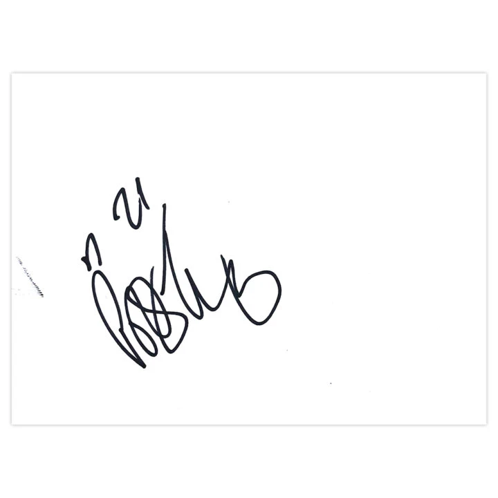 Signed Darren Pratley White Card - Bolton Wanderers Autograph