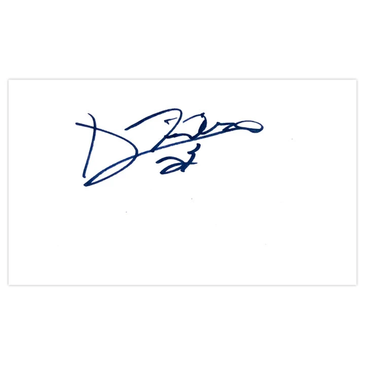 Signed Dionatan Teixeira White Card - Stoke City Autograph