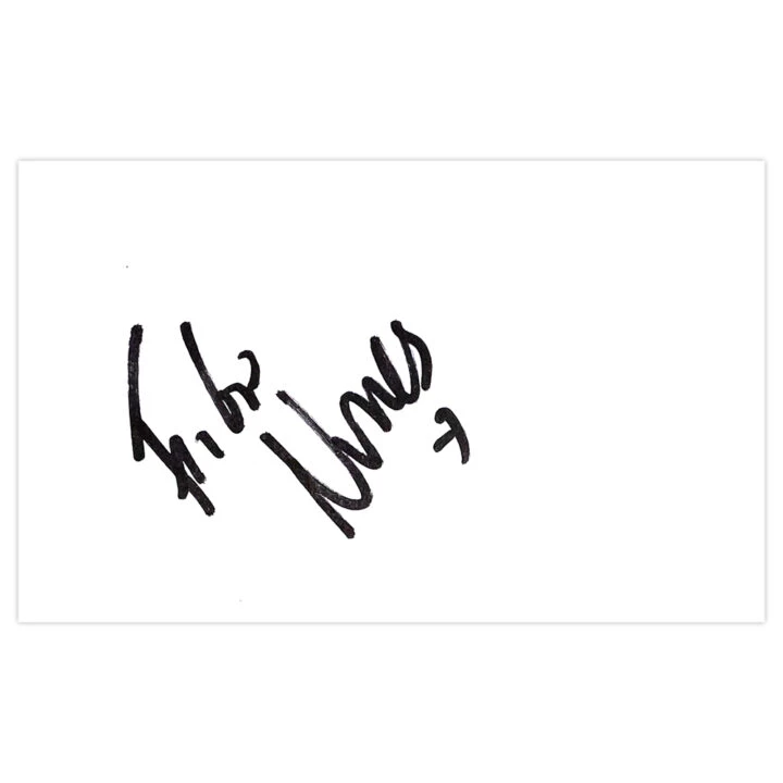 Signed Fabio Nunes White Card - Blackburn Rovers Autograph