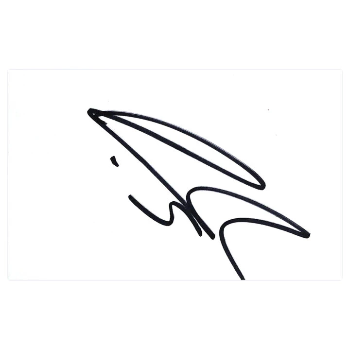 Signed Fernando Amorebieta White Card - Fulham Icon Autograph