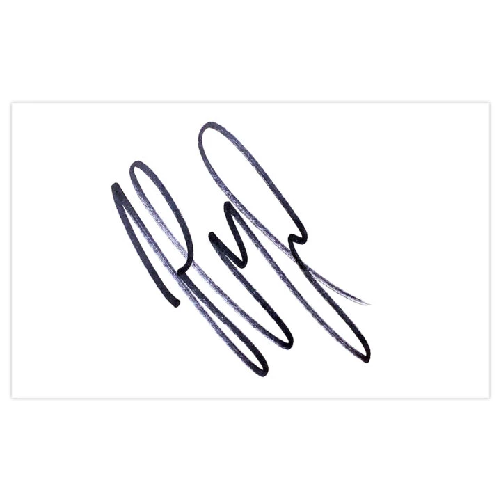 Signed Jakob Haugaard White Card - Wigan Athletic Autograph