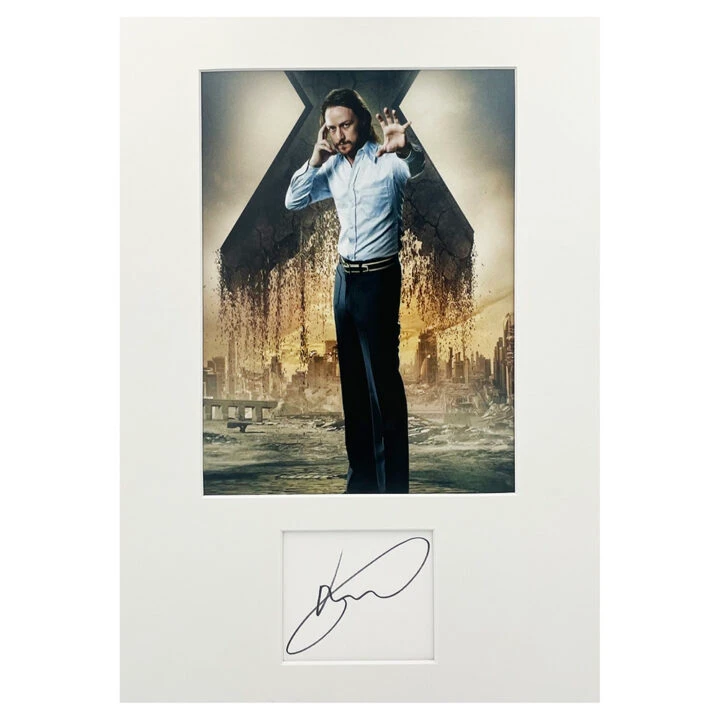 Signed James McAvoy Photo Display - 16x12 Film Icon