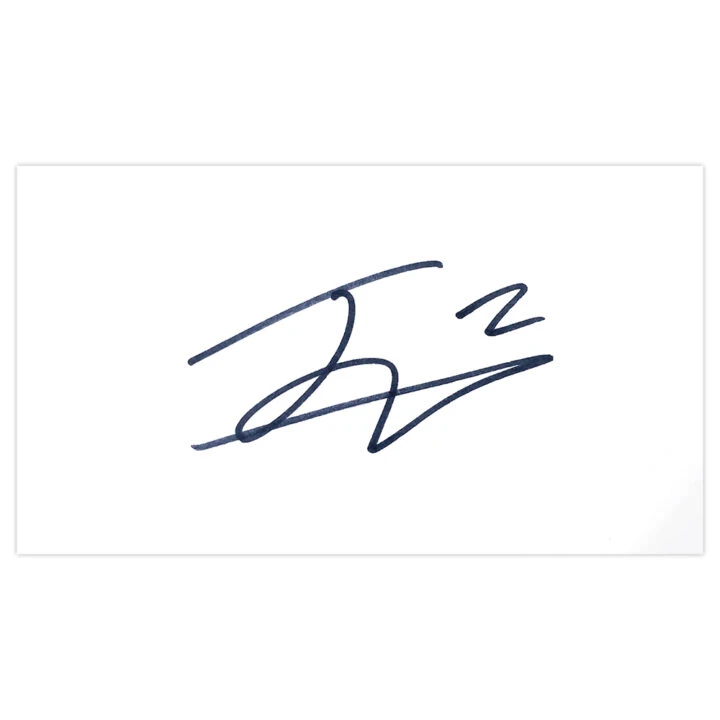 Signed Jermaine Grandison White Card - Shrewsbury Town Autograph