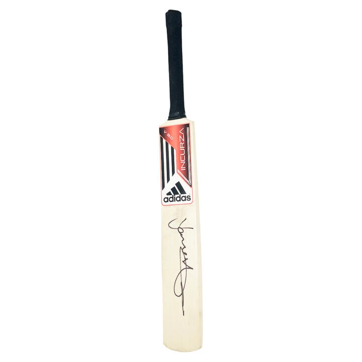 Signed Jimmy Anderson Mini Bat - England Cricket Icon