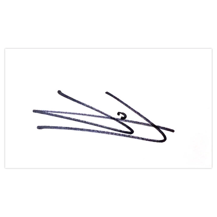 Signed Joan Capdevila White Card - Villarreal Autograph