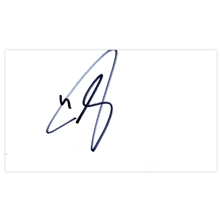 Signed Jordy Clasie White Card - Southampton Icon Autograph