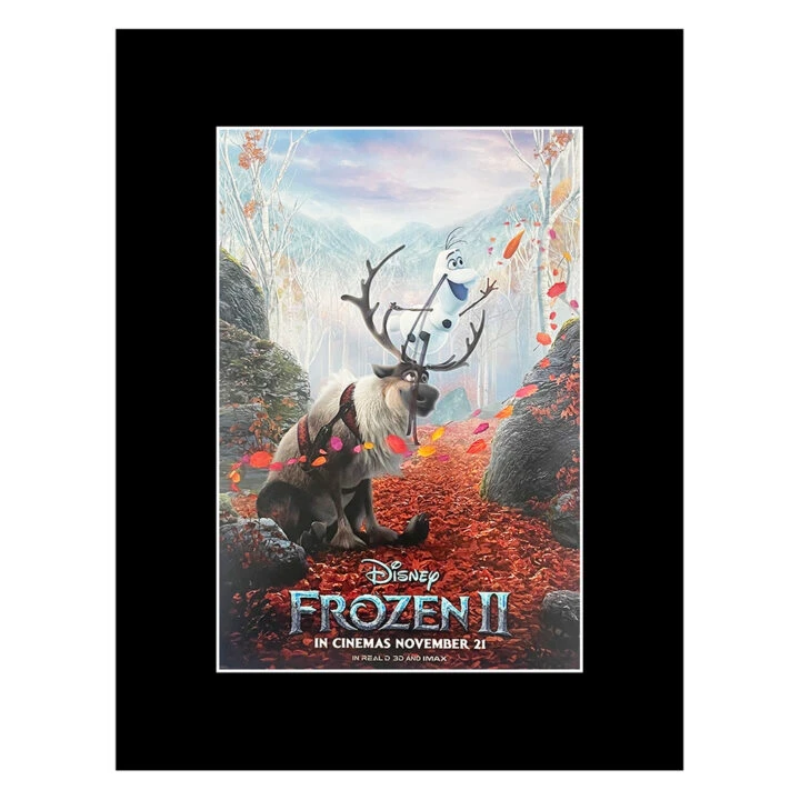 Signed Josh Gad Photo Display - 16x12 Frozen Two Icon