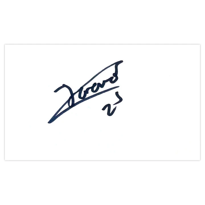 Signed Josh Onomah White Card - Tottenham Hotspur Autograph