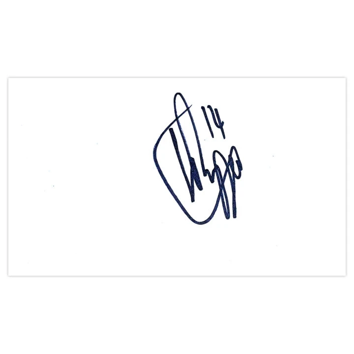 Signed Josh Ruffels White Card - Oxford United Autograph