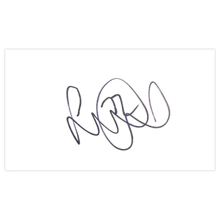 Signed Lee Croft White Card - Norwich City Autograph