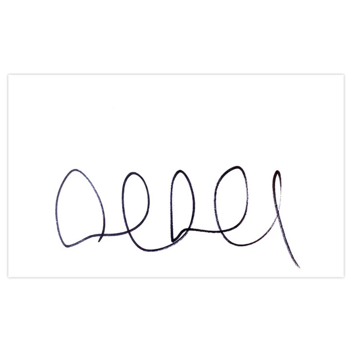 Signed Lucas Neill White Card - Australia Autograph