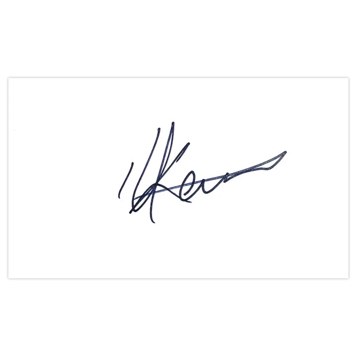 Signed Luke Norris White Card - Colchester United Autograph