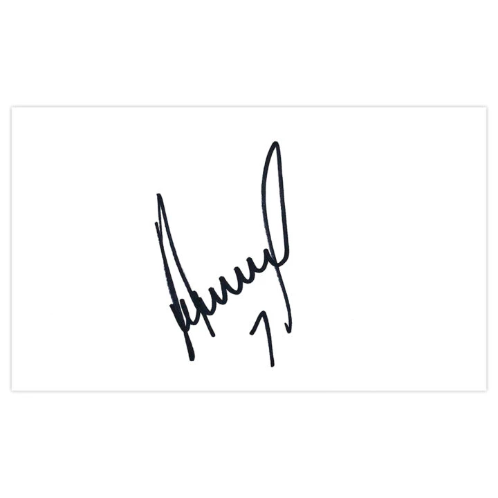 Signed Marc Pugh White Card - AFC Bournemouth Autograph