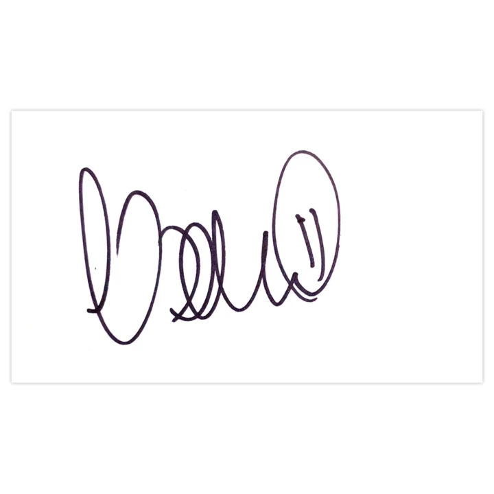 Signed Matt Taylor White Card - Exeter City Autograph