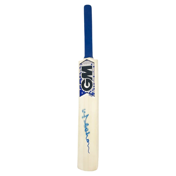 Signed Michael Vaughan Mini Bat - England Cricket Captain (damaged)