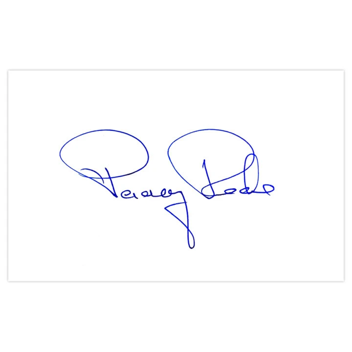 Signed Paddy Roche White Card - Brentford Autograph