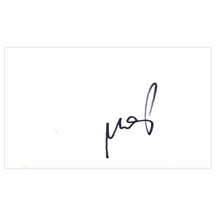 Signed Philipp Wollscheid White Card - Stoke City Autograph