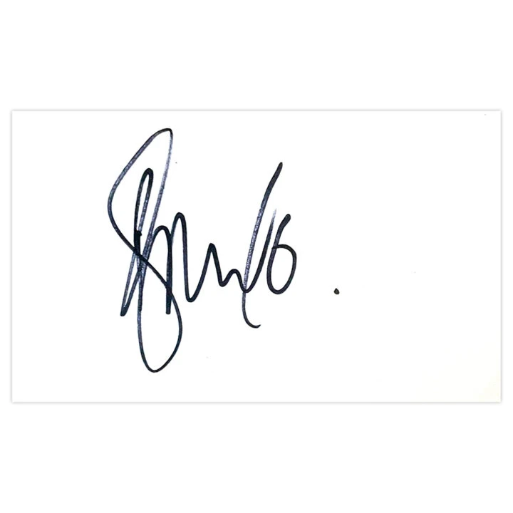 Signed Richard Smallwood White Card - Bradford City Autograph