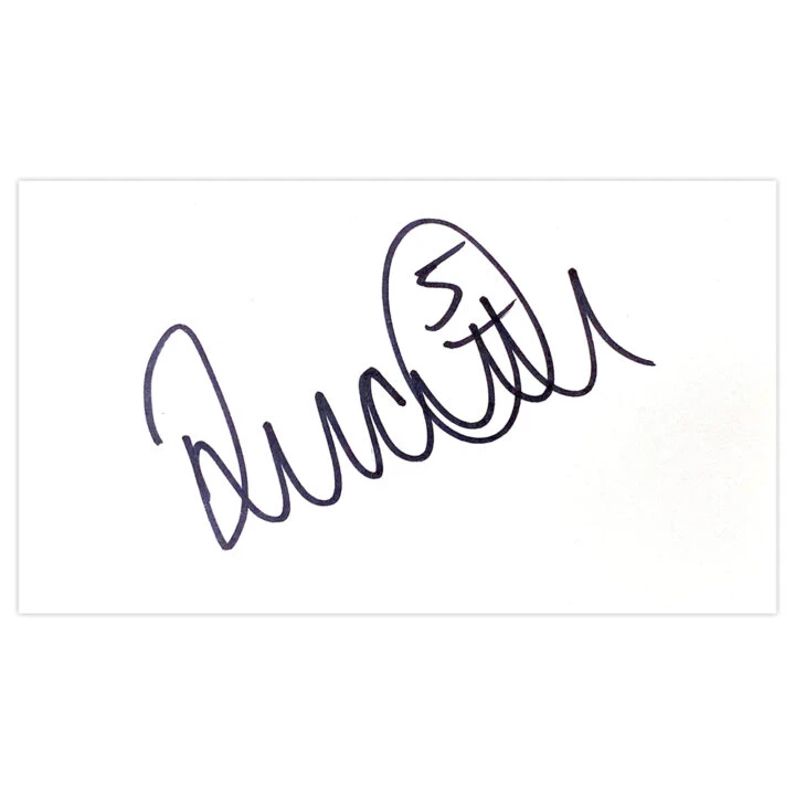 Signed Russell Martin White Card - Scotland Icon