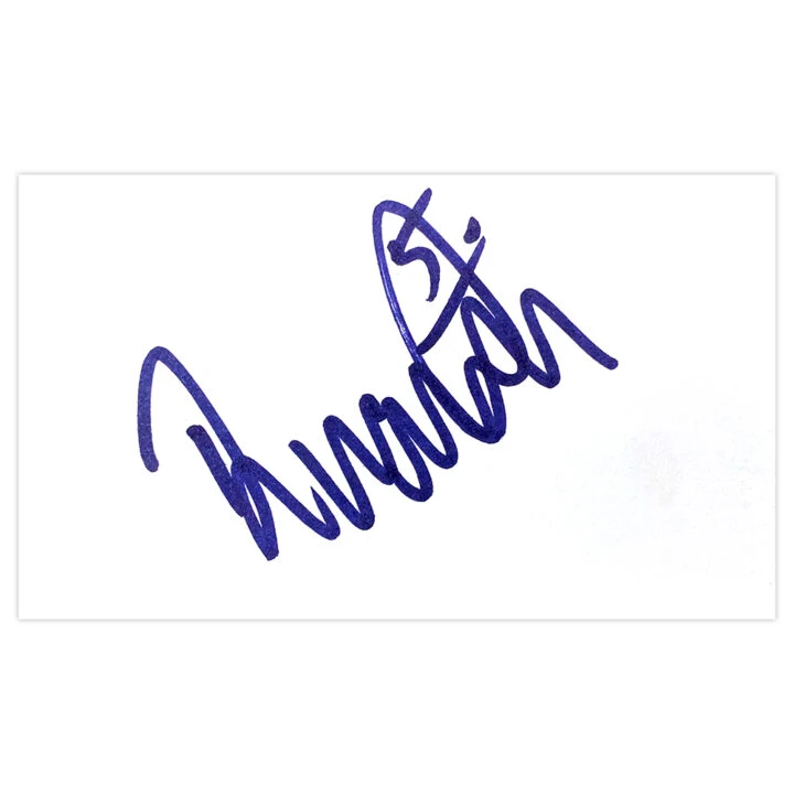 Signed Russell Martin White Card - Southampton Autograph