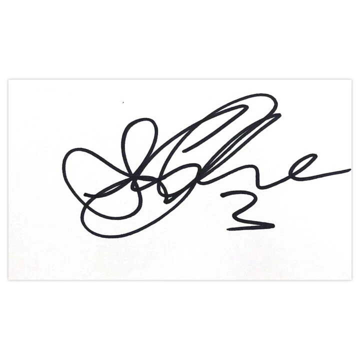 Signed Scott Golbourne White Card - Wolves Autograph