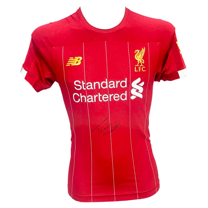 Signed Terry McDermott Shirt - Liverpool Icon