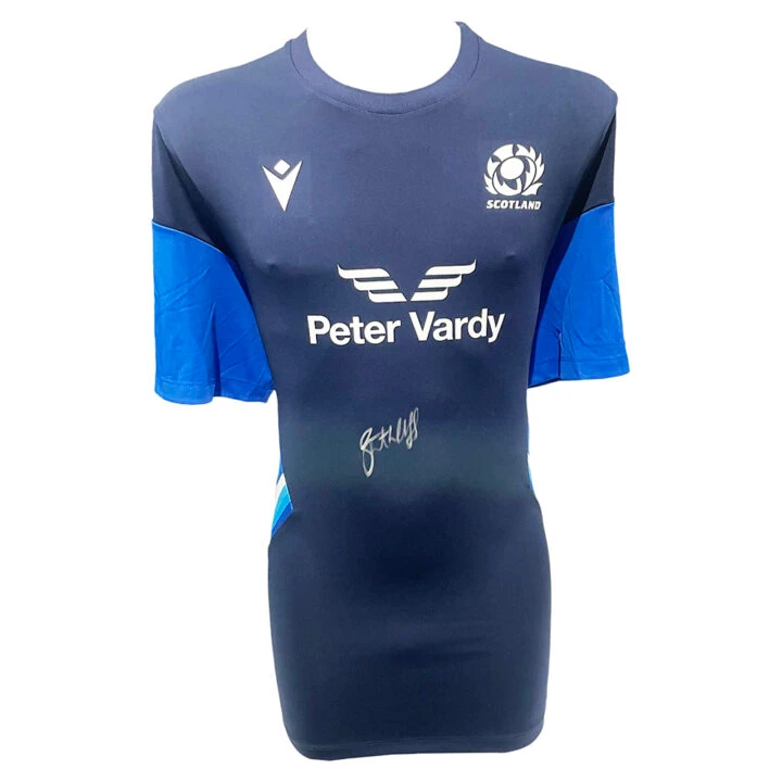 Stuart Hogg Autograph Shirt - Scotland Rugby Icon