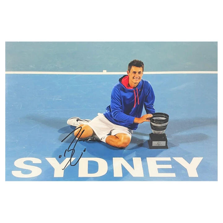 Signed Bernard Tomic Poster Photo - 18x12 Tennis Icon Autograph