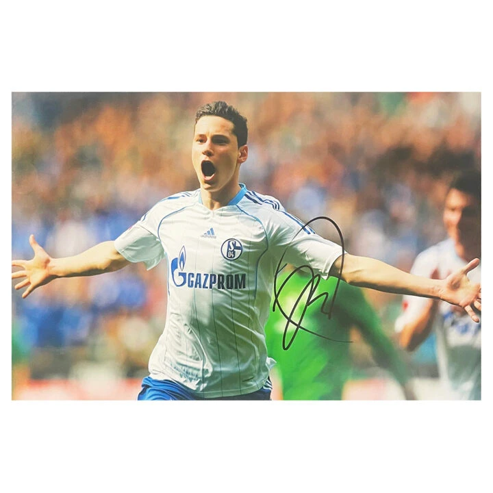 Signed Julian Draxler Poster Photo - 18x12 Schalke 04 Icon