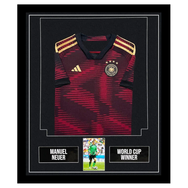Manuel Neuer Signed Framed Display Shirt - World Cup Winner