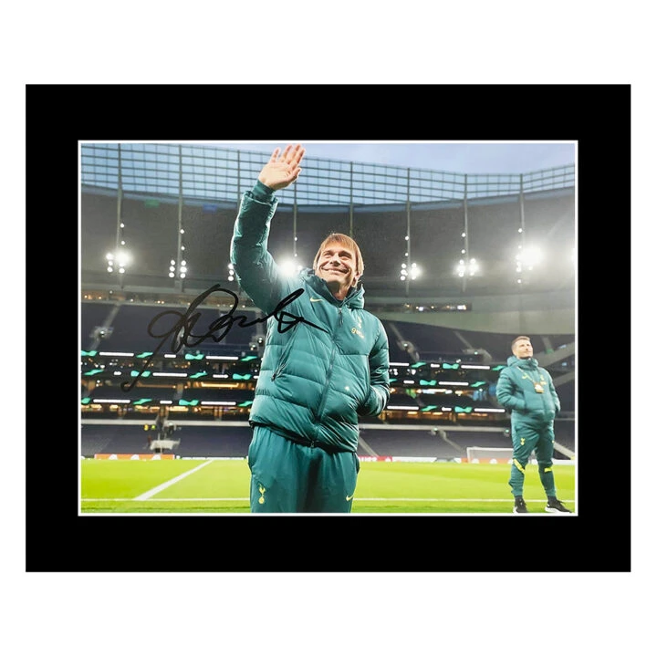 Signed Antonio Conte Photo Display - 12x10 Tottenham Hotspur Manager