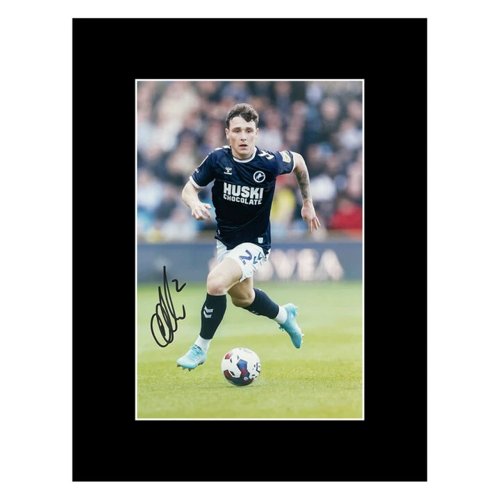 Signed Danny McNamara Photo Display - 16x12 Millwall FC Icon Autograph
