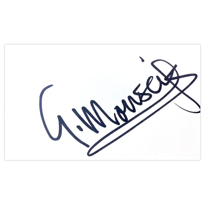 Signed Gegard Mousasi White Card - UFC Icon Autograph