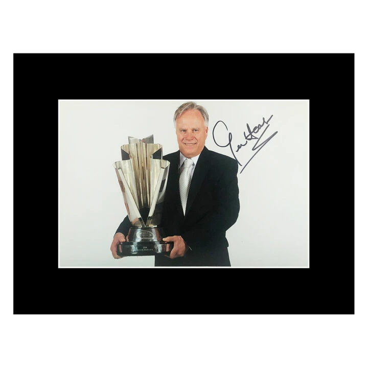 Signed Gene Haas Photo Display - 16x12 Formula 1 Icon