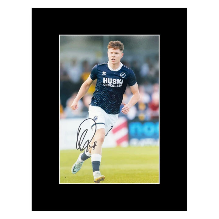 Signed Kevin Nisbet Photo Display - 16x12 Millwall FC Autograph