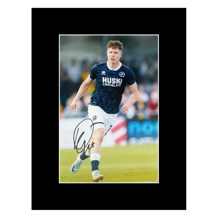 Signed Kevin Nisbet Photo Display - 16x12 Millwall FC Icon Autograph
