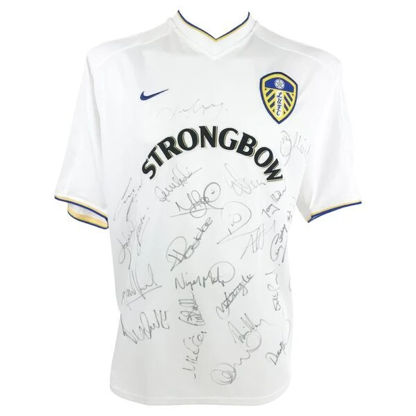 Signed Leeds United Shirt - Champions League 2001 Squad